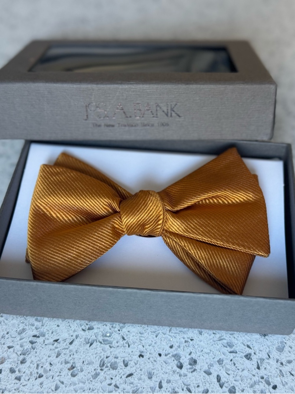 Jos. A. Bank Gold Bow Tie